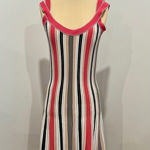 D. Exterior Bodycon Fun Metallic Summer Dress - Slip On XS